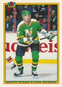 1990-91 Bowman Tiffany #179 DON BARBER - Minnesota North Stars - Bild 1 von 1