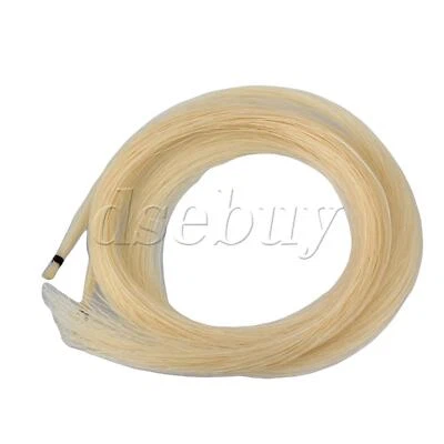 2x  Violin Bow Hair Mongolian 82-85cm/31-31.5" White Hanks Professional - Image 1 of 4