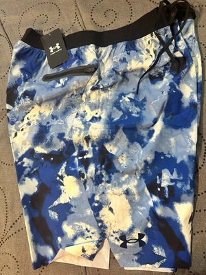 UNDER ARMOUR HYDRO AZUL Y BLANCO CAMUFLAJE TECH BOARD SHORTS TALLA XL HOMBRE NUEVO CON ETIQUETAS $70.00 Foto 1 de 4