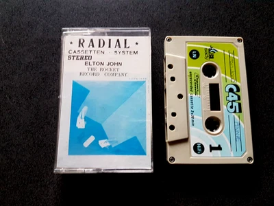 RARE ELTON JOHN THE ROCKET RECORD COMPANY CASSETTE ASIAN IMPORT RADIAL C45 - Image 1 of 3