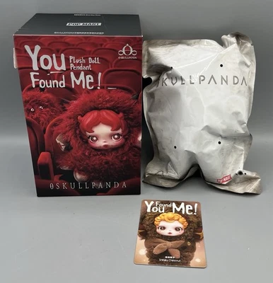 You Found Me SKULLPANDA NUEVO Caja Abierta Felpa Castaño Furtivo Caja Abierta Bolsa Sellada Foto 1 de 4
