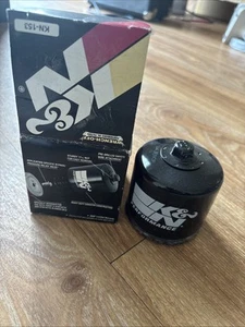 NEW GENUINE K&N KN-153 WRENCH-OFF PERFORMANCE OIL FILTER BLACK - Picture 1 of 7