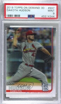 2019 Topps On Demand 3D /540 Dakota Hudson #697 PSA 9 MINT Rookie RC - Image 1 of 2