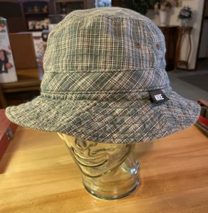 Nike Plaid Large Bucket Hat Green Made USA - Picture 1 of 9