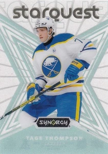 2024/25 UPPER DECK SYNERGY STARQUEST BUFFALO SABRES TAGE THOMPSON #25 - Picture 1 of 1