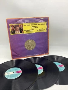VARIOS: LOS TRES GRANDES DEL CARIBE (ORFEON 3x VINYL LP MEXICO) VG+ - Bild 1 von 15