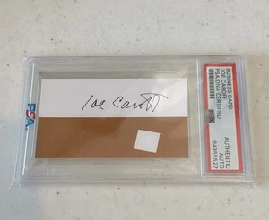 Joe Caroff Grafik Design Legende PSA Autogramm signed Visitenkarte James Bond - Bild 1 von 1