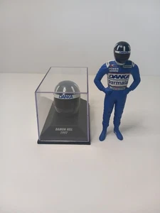 MINICHAMPS 1/8 DAMON HILL 1997 DRIVERS HELMET F1 and Arrow figure - Picture 1 of 4