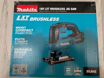 Makita XVJ04Z 18V LXT Lithium-Ion Brushless Cordless Jig Saw (TOOL ONLY) - NIB - Image 1 of 2