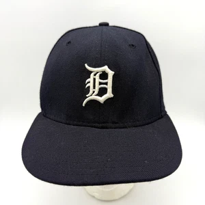 Cappello retrò New Era 59fifty Detroit Tigers adulto 7 1/2 aderente 100% lana piccolo logo - Foto 1 di 8