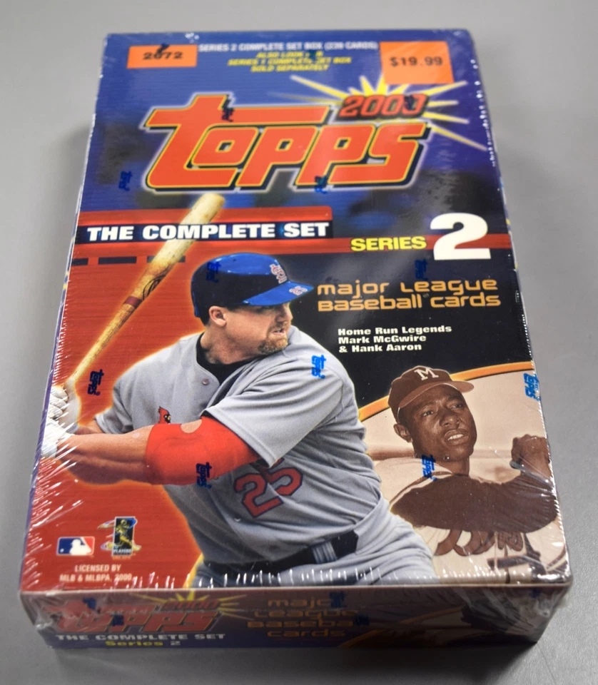 2000 Topps Series 2 Baseball Factory Sealed Wax Complete Set Box 239 Cards - Image 1 of 1