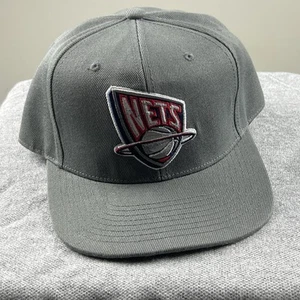 Gorra Brooklyn Nets 7 1/8 ajustada gris Mitchell & Ness baloncesto NBA - Imagen 1 de 12
