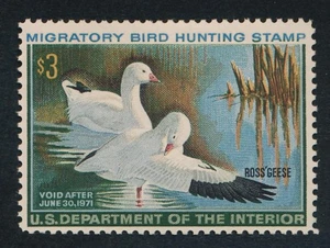 UNITED STATES (US) RW37 MINT VF LH $3 ROSS GEESE - Picture 1 of 2