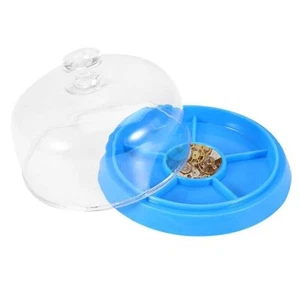 Bandeja de cubierta de hoja antipolvo para reloj portátil de 6 ranuras piezas relojeros caja de herramientas de reparación - Imagen 1 de 5