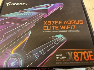 Gigabyte X870E AORUS ELITE WiFi7, AMD X870E,  AM5, DDR5, PCIe 5.0, 4x M.2 - Picture 1 of 2