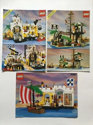 Lego Pirates Eldorado Fortress 6276 Lagoon Lockup 6267 Forbidden Island 6270 - Image 1 of 2