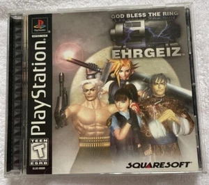 Ehrgeiz (SONY PlayStation 1, 1999) PS1 PSX Tekken Soul Calibur COMPLETE MINT - Picture 1 of 4