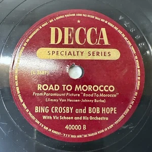Bing Crosby/Bob Hope - Put It There, Pal/Road To Morocco - 1945 Decca 40000 (E-) - Picture 1 of 4
