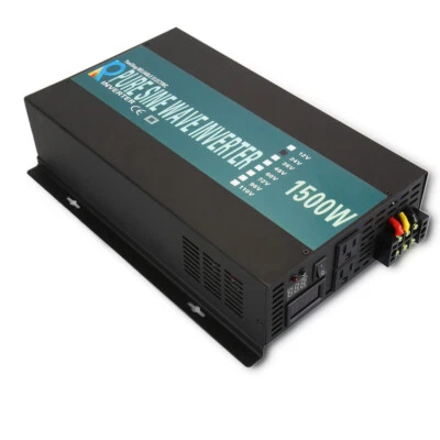 1500W Pure Sine Wave Inverter 36V DC to 120V/220V AC Backup Solar Power Inverter - Image 1 of 4