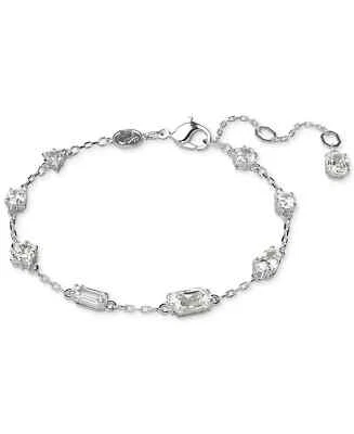 Swarovski Mesmera Bracelet Mixed Cuts, Scattered Design, White, Rhodium Plated - Image 1 of 2