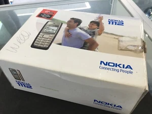 Nokia 1112 - Dark Blue (Locked to Virgin Mobile) Rare Mobile Phone  - Afbeelding 1 van 8