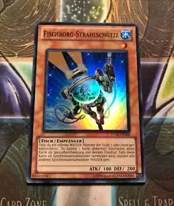 *** FISHBORG BLASTER *** (GERMAN) SUPER RARE TU06-EN004 TURBO PACK (LP) YUGIOH! - Picture 1 of 1