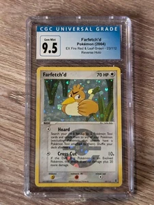 2004 Pokemon Ex Rosso Fuoco & Verde Foglia Farfetch'd Rev Olo #23 Gemma CGC Mt 9,5/10 - Foto 1 di 2