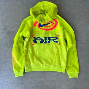 Nike Mens S Catching Air Windrunner Storm Rain Coat Jacket Neon CW4708-389 z7 - Picture 1 of 7