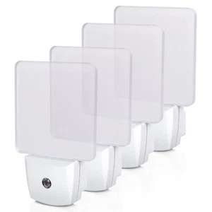 DEWENWILS Auto Dusk-to-Dawn Sensor, Bright Nightlights Plug-in LED Night Light - Picture 1 of 10