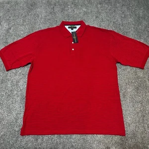 NEU Tommy Hilfiger Poloshirt Herren XXL rot gestreift Baumwolle Kragen Kurzarm - Bild 1 von 12