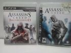Assassins Creed Brotherhood and original (Sony Playstation 3) PS3 Lot of 2 games