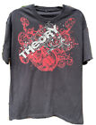 Theory of a Deadman T-Shirt Black Rock Band Men's Large Red TDM Coat Of Arms