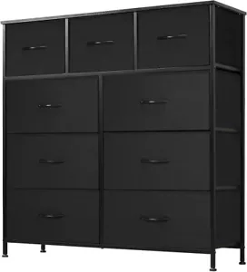 Fabric Dresser for Bedroom, Storage Organizer with 9 Drawers, - Picture 1 of 3