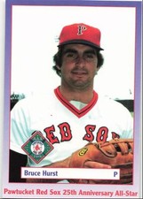1997 Pawtucket Red Sox 25th Anniversary Bruce Hurst Pawtucket Red Sox #NNO
