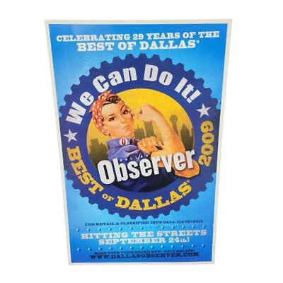 Póster Best of Dallas Observer 2009 de Rosie the Riveter Icon Segunda Guerra Mundial Podemos hacerlo Foto 1 de 4