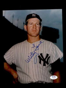 Whitey Ford PSA DNA Signed 8x10 Photo Autograph Yankees - Picture 1 of 3
