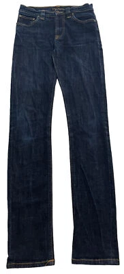 Denim Nudie Jeans Co. Para mujer ajustado calce regular lavado oscuro talla W27 L32 Foto 1 de 4