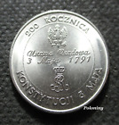 COIN OF POLAND 10,000 ZLOTY 1991 200th ANNIVERSARY THE FIRST POLISH CONSTITUTION