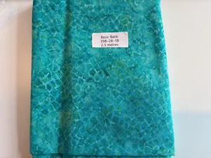 Kingfisher Batik 398-28-5B End of Bolt 2.5m 100% Cotton fabric Patchwork/Craft - Picture 1 of 1