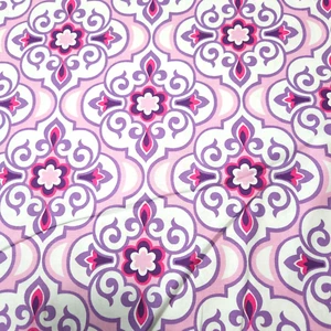 Honore BTY Michael Miller Gradient Pink Purple Modern Damask Print - Picture 1 of 3