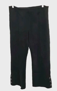 Ann Taylor Women's Size 12 Pants Ribbed Knit Side Zip Stretch Pants - Picture 1 of 9