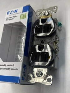 Eaton WRBR20B (10er Box) Duplex Steckdose 20A 125V braun wetterfest NEU - Bild 1 von 12