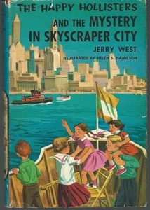 Happy Hollisters Mystery in Skyscraper City Jerry West 1959 #17 Dust Jacket - Imagen 1 de 1