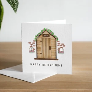 Tarjeta de jubilación de jardín personalizada para su tarjeta de jubilación de mamá jardinera jubilada - Imagen 1 de 3