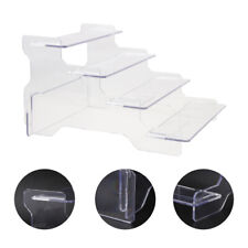 Clear Acrylic Plastic Ladder Display Rack for Desserts and Sweets