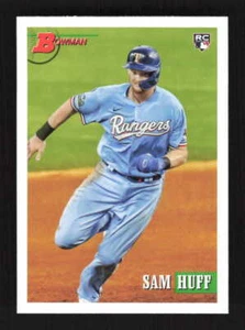 Sam Huff RC 2021 Bowman Heritage Texas Rangers #91 - Picture 1 of 2