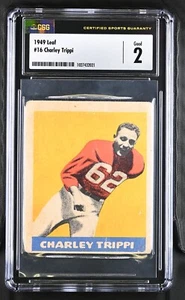 1949 Leaf #16 Charlie Trippi Chicago Cardinals - CSG 2 Good - Picture 1 of 2