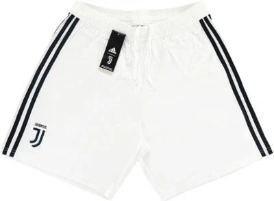 ADIDAS JUVENTUS 2018-19 HOME (2XL) UMBRO WHITE BLACK ITALY SOCCER FOOTBALL SHORTS BNWT