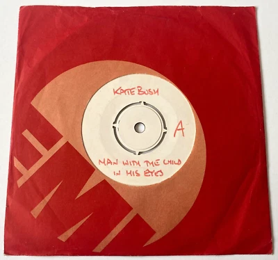 Kate Bush The Man With The Child In His Eyes White Test Press Promo 7"Vinyl 1978 - Image 1 of 4