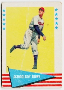1961 Fleer Baseball Greats (F418-3) Schoolboy Rowe #73 - Detroit Tigers - Picture 1 of 2